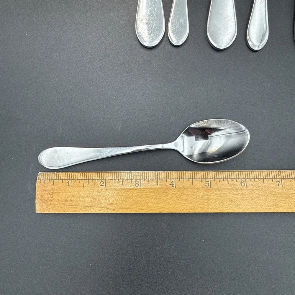 Oneida Icarus Glossy Stainless 3 Place Spoons 4 Teaspoons